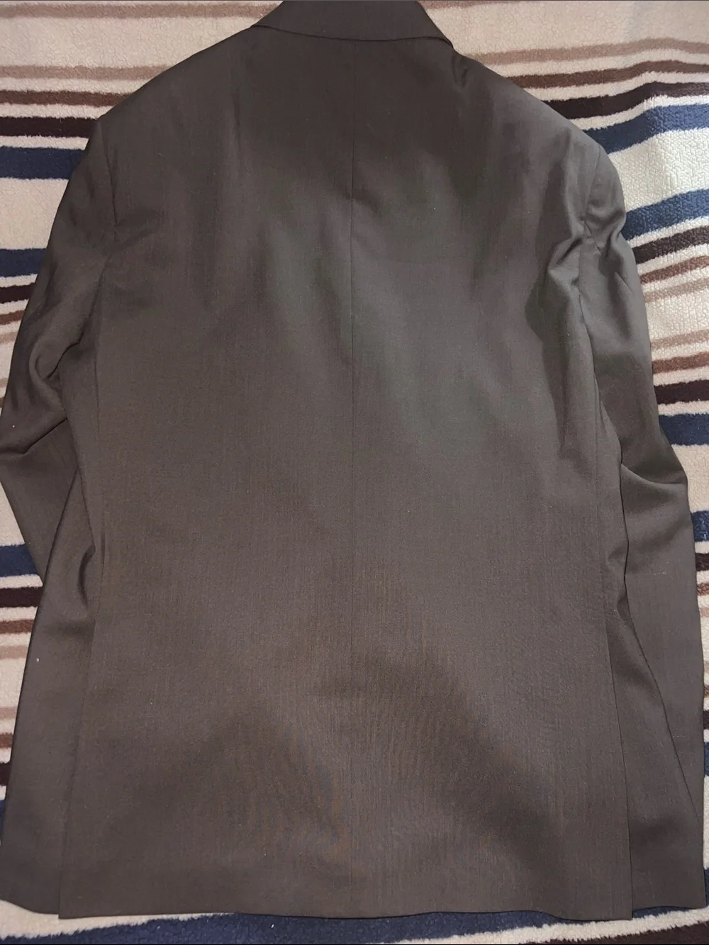 Men's Classic Brown Two-Button Blazer